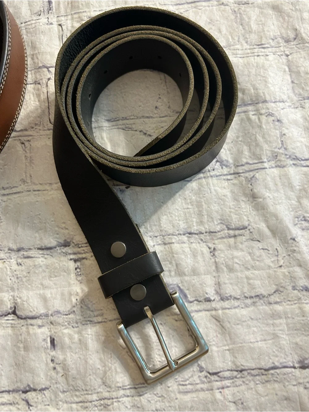DICKIES GENUINE LEATHER REVERSIBLE CHUNKY AND ES1300 CHUNKY CHANGEABLE BELTS